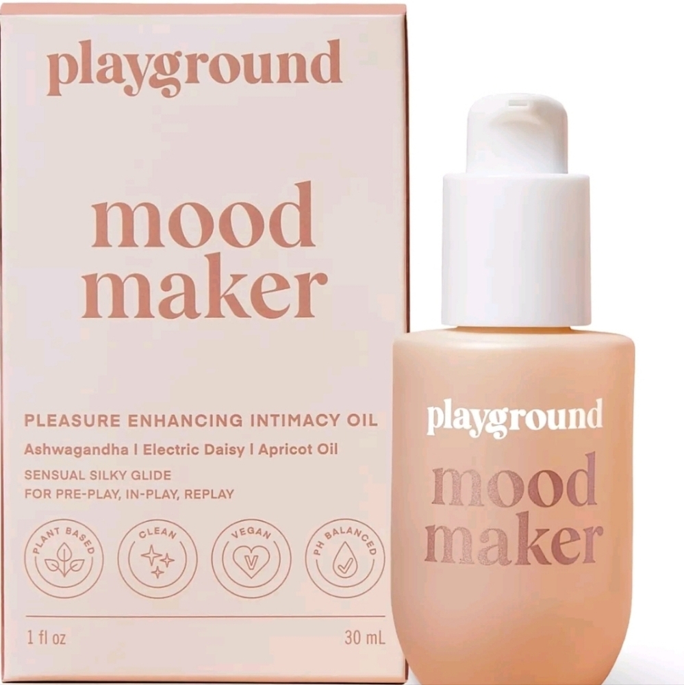Playground Mood Maker Intimacy Oil, Plant-Based, Free from Dyes & Sulfates NEW